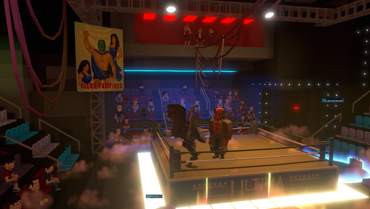 NHamep's tweet photo. Sneaking into the Osiris club in Hellboy (2019) in @TheSandboxGame. Things are about to get supernaturally exciting! 😈🔥 @Lionsgate https://t.co/OCwY0xvHCF #TheSandbox #AlphaSeason4 #AS4SocialChallenge https://t.co/XlAtBmVMZR