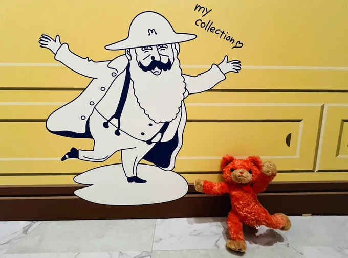モネ展ではしゃぐ今日のロッソさん 