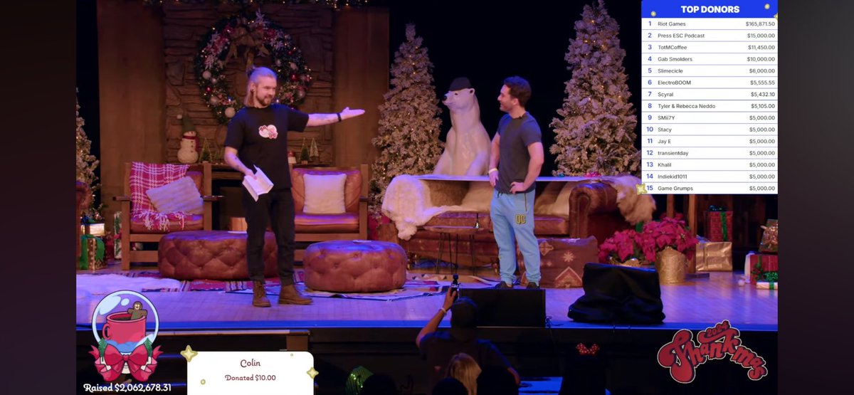 SteppxnWolf's tweet photo. My favourite moment from #Thankmas2024 https://t.co/qt4X14nbyy