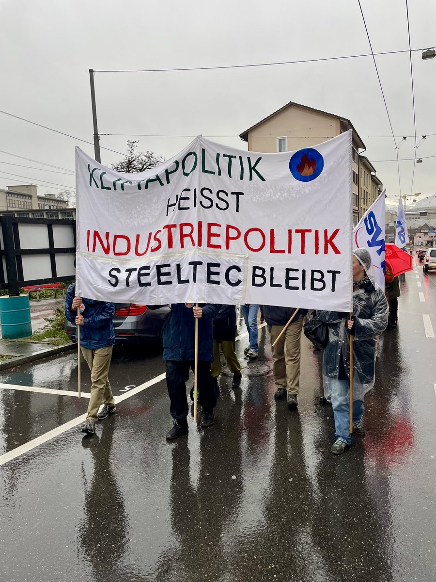 sozialismus_ch's tweet photo. [Emmenbrücke] Jobs und Zukunft sichern - Solidarität mit den Arbeiter:innen des Stahlwerks Emmenbrücke!

#Emmenbrücke #Swisssteel #Steeltec #Stahlwerk #Ökologie #Ökosozialismus https://t.co/7VDZlCta4G