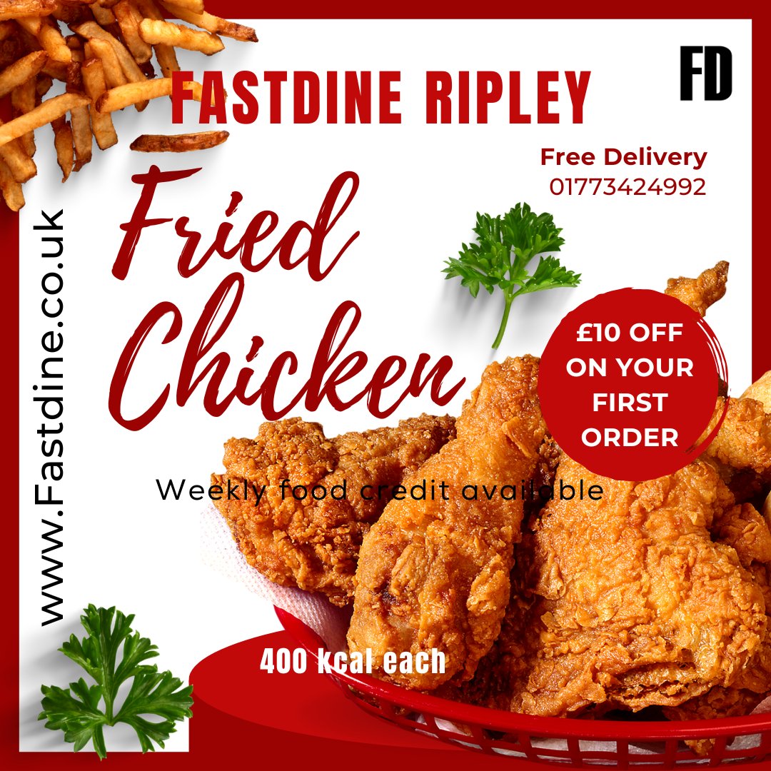 FastdineUk's tweet photo. 🔥 £10 OFF YOUR FIRST ORDER! 🔥
💥 Use code FASTDINE10 to get £10 OFF your first order of £25 or more!

Order now from https://t.co/3JYMlFc9Fq:

#FastDine #FriedChickenLovers #CrispyDelights #OrderNow #DiscountDeal #ComfortFood #FoodieFavorite #FirstOrderDiscount https://t.co/sHADSctD0X