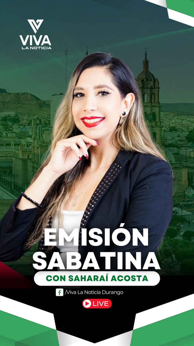 ¡Buenos días! ☀️

Escucha con nosotros las noticias más trascendentes de las últimas horas por <a href="/LaKeBuenaDgo/">Lakebuenadurango</a> con <a href="/MSaharai/">Saharai Acosta</a> 

Sintonízanos por 📡

📻 94.5 en #Durango 🦂
📻 93.3 en #ElSalto 🌲
📻 93.7 en #Canatlán 🍎
🔗 A través de facebook.

#VivaLaNoticia 🟢