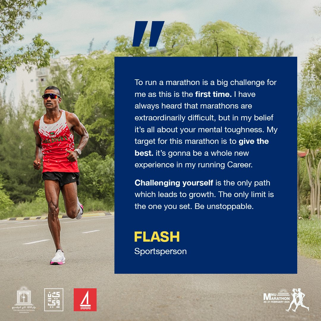 From training routes to finish lines. Join the runners at MNU Marathon 2025. Every step they took led here, yours can too🥇
 #MNUMarathon2025 #MaldivesRunning #RunYourStory