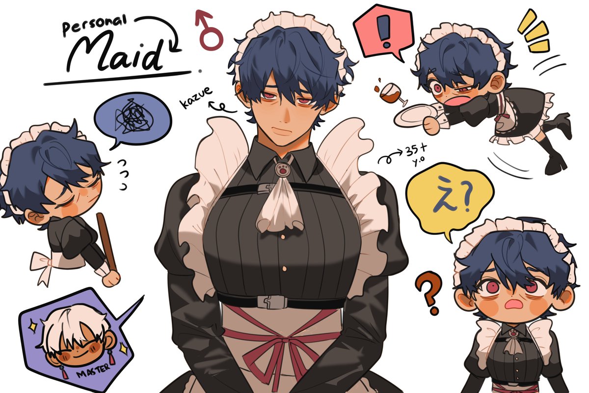 nanaaaaa_133's tweet image. 👑x🧹?
.
#oc #digitalart #originalcharacter