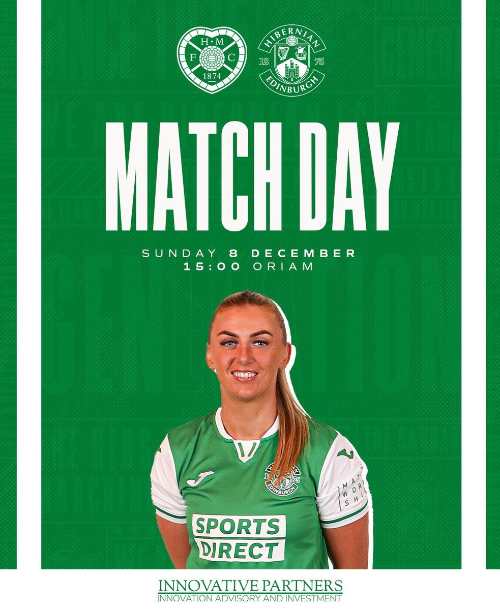 HibernianWomen's tweet photo. 𝐃𝐄𝐑𝐁𝐘 𝐃𝐀𝐘 👊

'𝗠𝗼𝗻 𝘁𝗵𝗲 𝗛𝗶𝗯𝗲𝗲𝘀 🥬 https://t.co/yzyWtCOIlM
