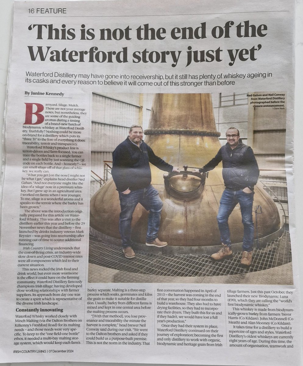 Waterford Barley (@waterfordbarley) on Twitter photo The support we have received from the industry has been overwhelming.Fair play to Janine <a href="/farmersjournal/">Irish Farmers Journal</a> for putting a positive spin on our situation.Hope to see you all next year. The support we have received from the industry has been overwhelming.Fair play to Janine <a href="/farmersjournal/">Irish Farmers Journal</a> for putting a positive spin on our situation.Hope to see you all next year.