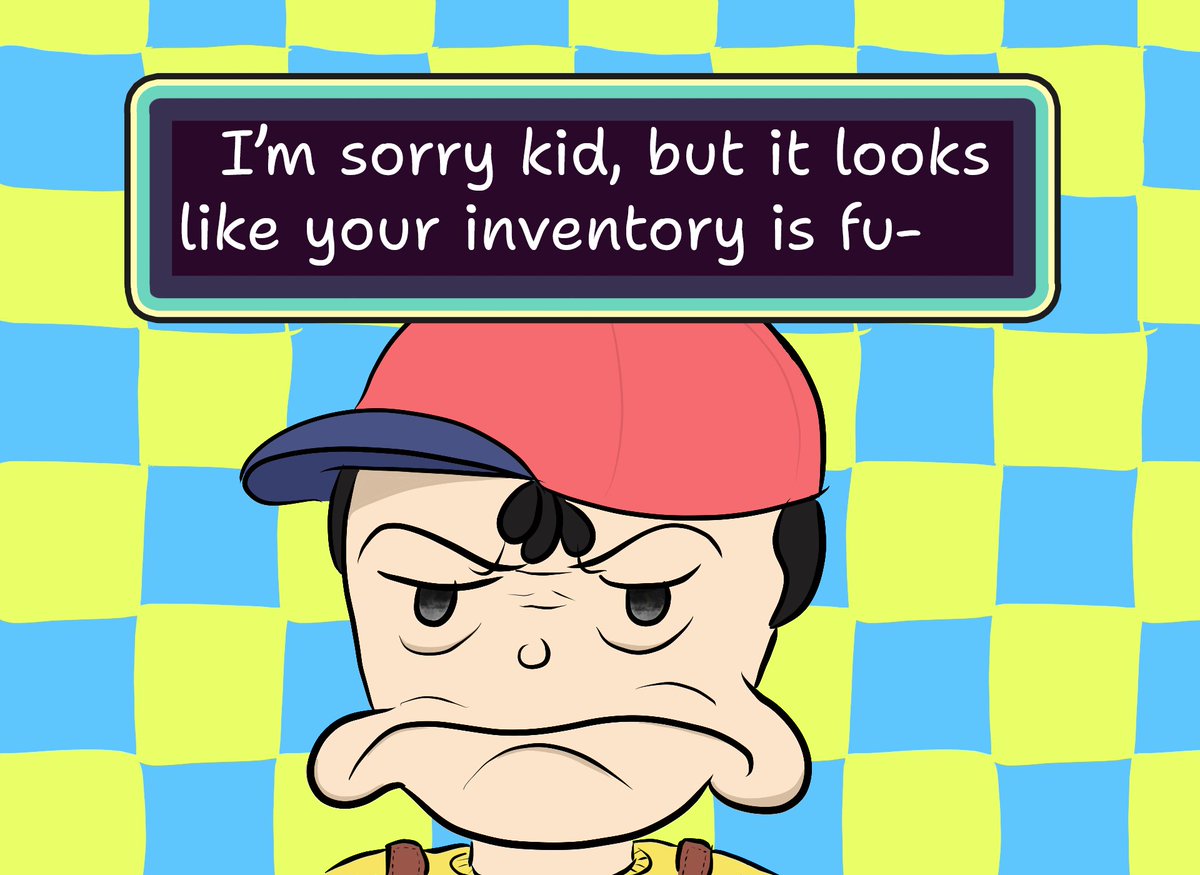 CeeganS's tweet photo. Earthbound playthroughs in a nutshell https://t.co/9KBNf9wzyj