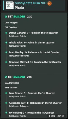 StatsSunny's tweet photo. STATS. FACTS. MONEY. Easy NBA Cash with SunnyStats

The last 3 days in just 12 minutes of the match.

5/1 5/1 22/1

https://t.co/itz1rXmKik

or check my free page for more
#nba #ParlayPlay #props #NBAPicks https://t.co/yLr4AzXuso