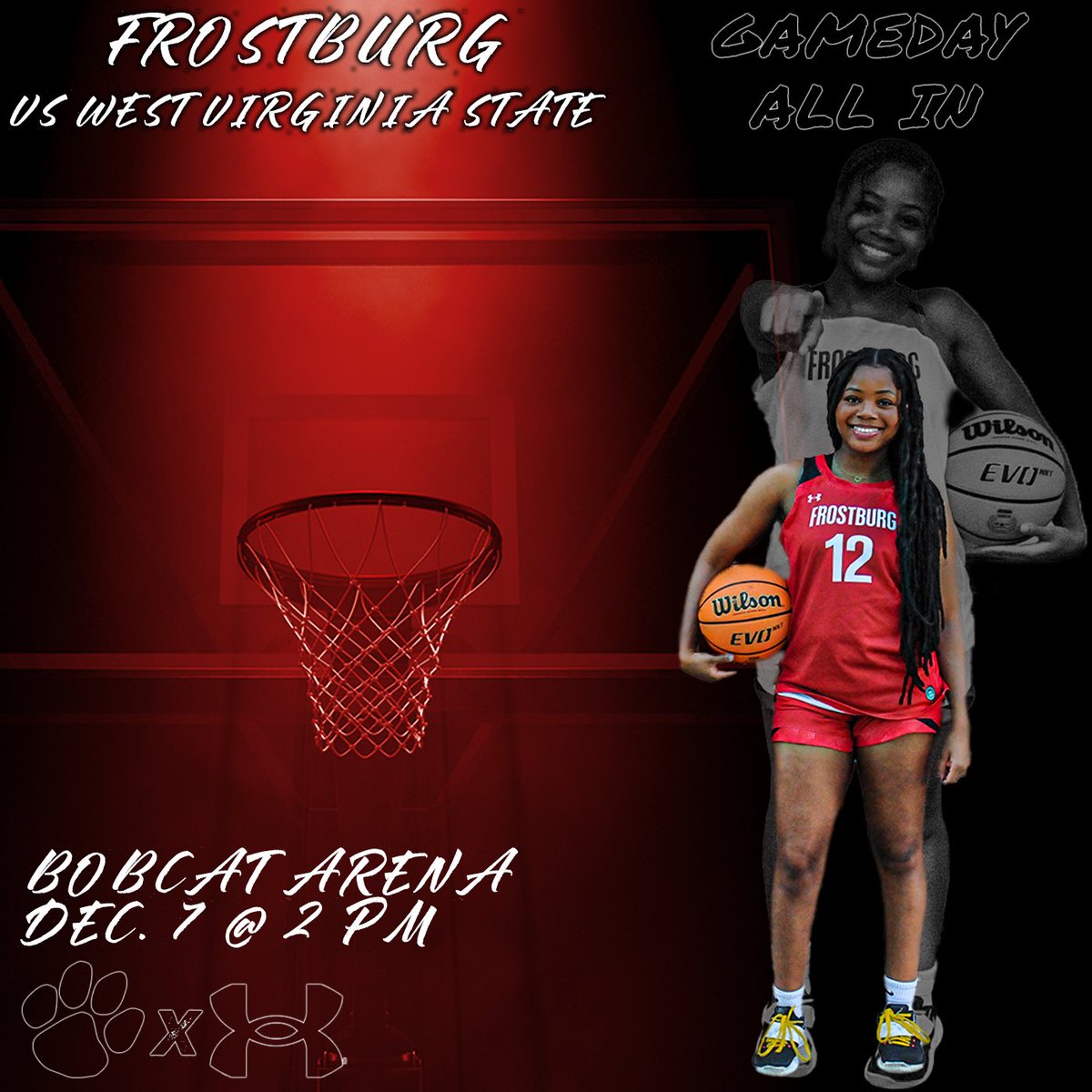 FROSTBURG_WBB's tweet image. GAME DAY!! Back in the bobcat arena come out today @2!!!!!! #ALLIN ❤️🤍🖤     mountaineast.tv/frostburg/
