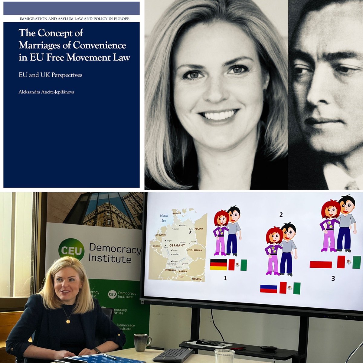 Dimitry Kochenov (@profkochenov) on Twitter photo Recent <a href="/CEUDemInst/">CEU Democracy Institute</a> Count Kalergi seminar was dedicated to <a href="/AlexandraAncite/">Aleksandra Ancite-Jepifánova</a> monograph on marriages of convenience in 🇪🇺EU & 🇬🇧UK: Indians & East-Europeans cannot love like the Brits, this is the law!:
amazon.co.uk/Concept-Marria… <a href="/hanskundnani/">Hans Kundnani</a> <a href="/BardPetra/">Petra Bárd</a> <a href="/JoelleGrogan/">JG</a> <a href="/ld_spieker/">Luke Dimitrios Spieker</a> Recent <a href="/CEUDemInst/">CEU Democracy Institute</a> Count Kalergi seminar was dedicated to <a href="/AlexandraAncite/">Aleksandra Ancite-Jepifánova</a> monograph on marriages of convenience in 🇪🇺EU & 🇬🇧UK: Indians & East-Europeans cannot love like the Brits, this is the law!:
amazon.co.uk/Concept-Marria… <a href="/hanskundnani/">Hans Kundnani</a> <a href="/BardPetra/">Petra Bárd</a> <a href="/JoelleGrogan/">JG</a> <a href="/ld_spieker/">Luke Dimitrios Spieker</a>
