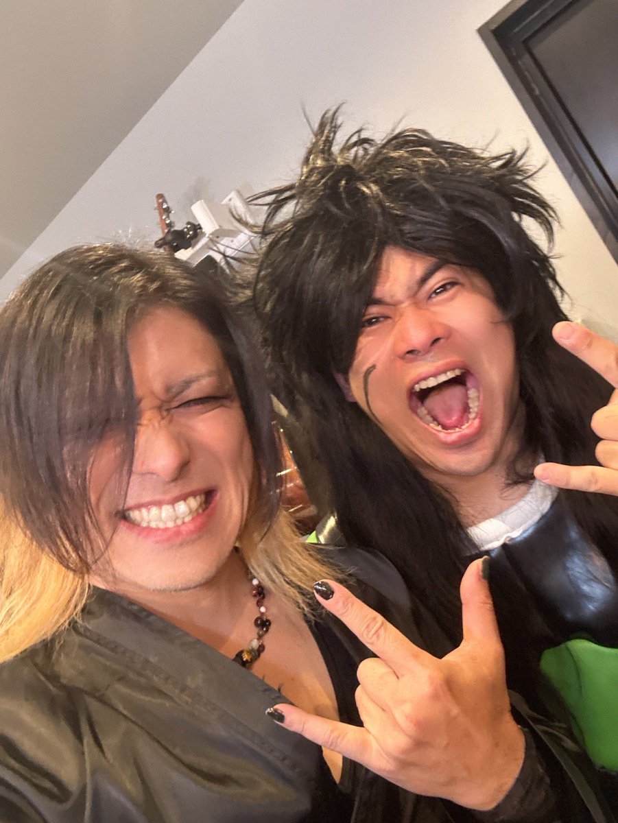 hashiyamamaiden's tweet image. シャミロック神井@kamiihiroharu さんと
再会！

和楽器&amp;amp;メタルは最高だ！

#DB芸人
#EGOTRIP