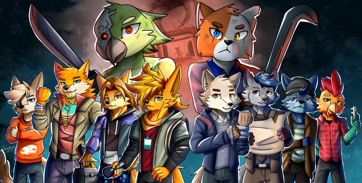 DBD 2v8 with my friends oc 🪝
including my #superanimalroyale oc and i put Finch and Catfive