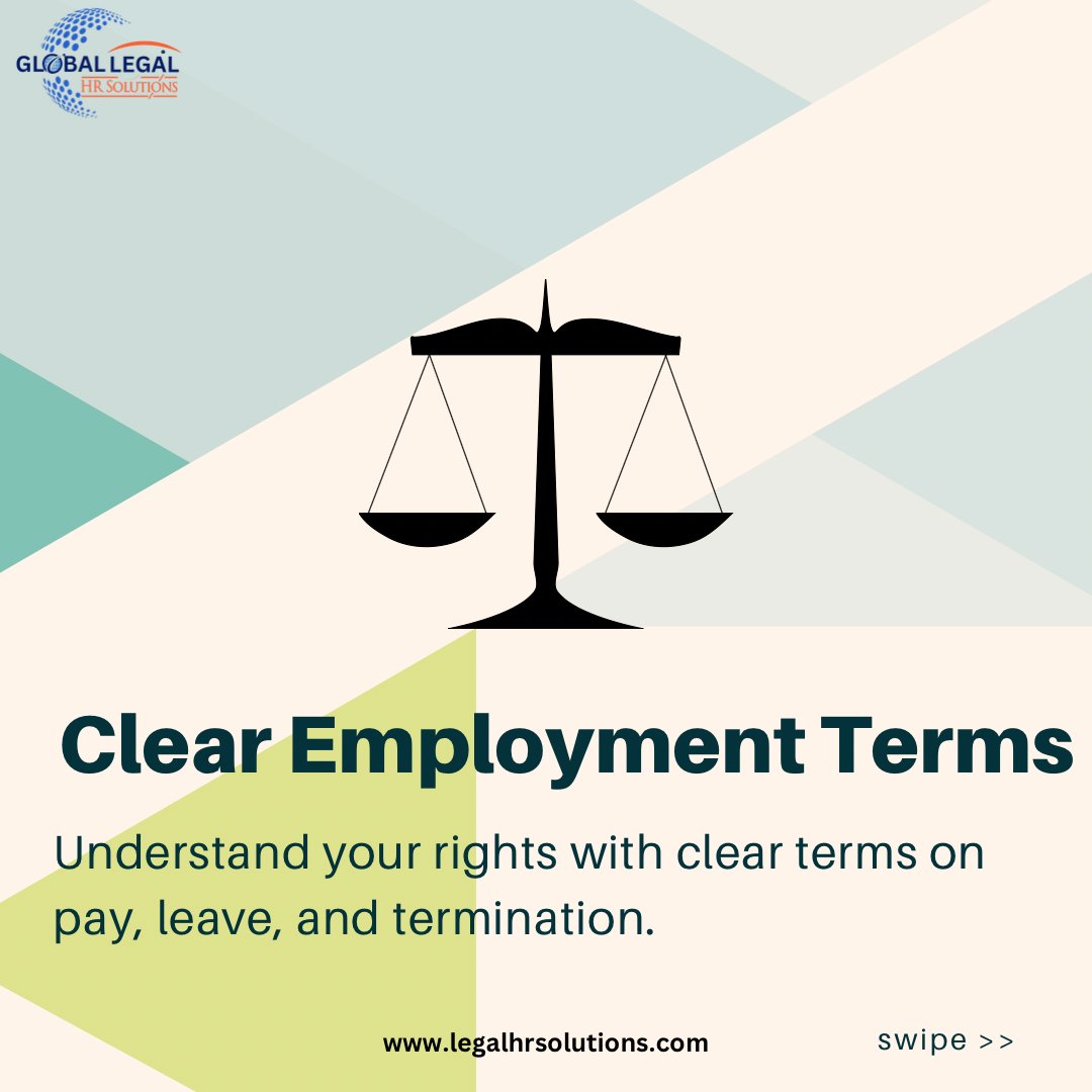 LegalHRSolution's tweet image. Global Legal HR Solutions offers expert legal guidance to help you navigate the complexities of HR laws. 

#EntrepreneurSupport #StartupSuccess #GlobalLegalHR #WorkplaceRights #FairWork #EmployeeEmpowerment #LegalAdvice #FutureProofYourBusines