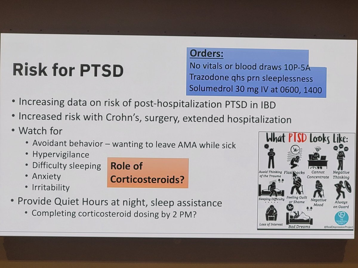 Zeinab Bakhshi MD (@z_bakhshiii) on Twitter photo #PTSD is real in #IBD. Sometimes, it is underestimated in patients with IBD who are in flare.
<a href="/ShmaisManar/">Manar Shmais</a> <a href="/SLUgastro/">SLU Gastroenterology & Hepatology</a> #PTSD is real in #IBD. Sometimes, it is underestimated in patients with IBD who are in flare.
<a href="/ShmaisManar/">Manar Shmais</a> <a href="/SLUgastro/">SLU Gastroenterology & Hepatology</a>