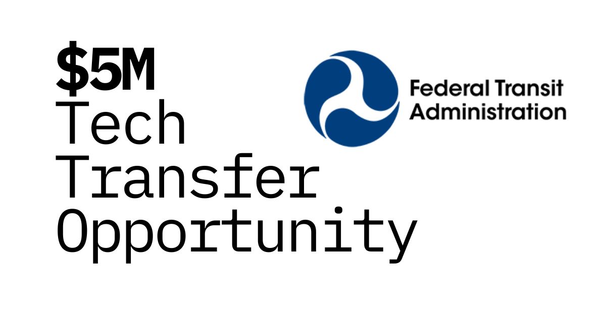 New FTA Technology Transfer (T2) Program is offering $5 million in funding to support innovative public transportation projects trendpublic.com/intel/fta-tech… #transportation #fta