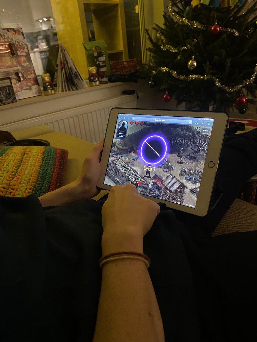 Damn, that makes me really proud… 

Watching someone enjoy themselves playing your game…