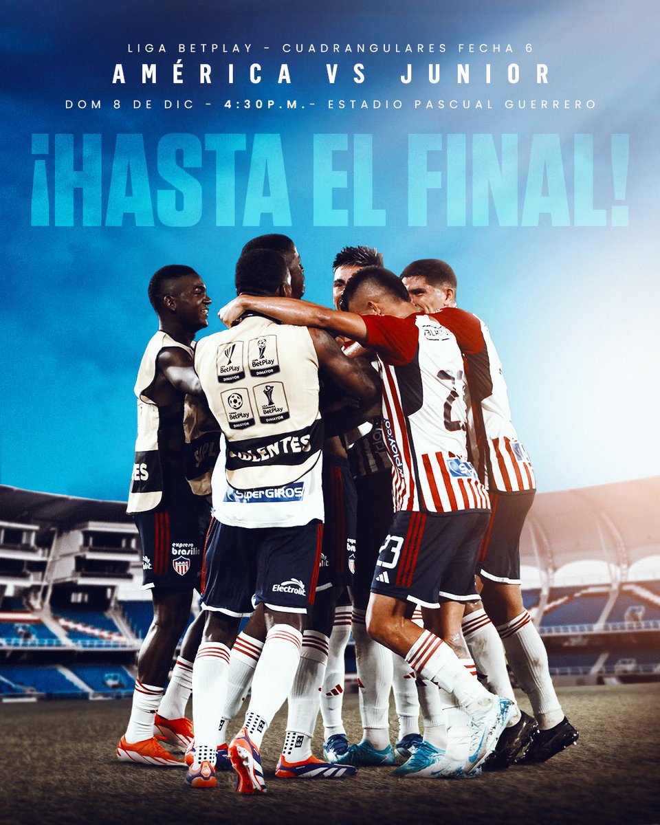 JuniorClubSA's tweet photo. 🔥 ¡VAMOS!
#VamosJunior https://t.co/lgrbFzaI13