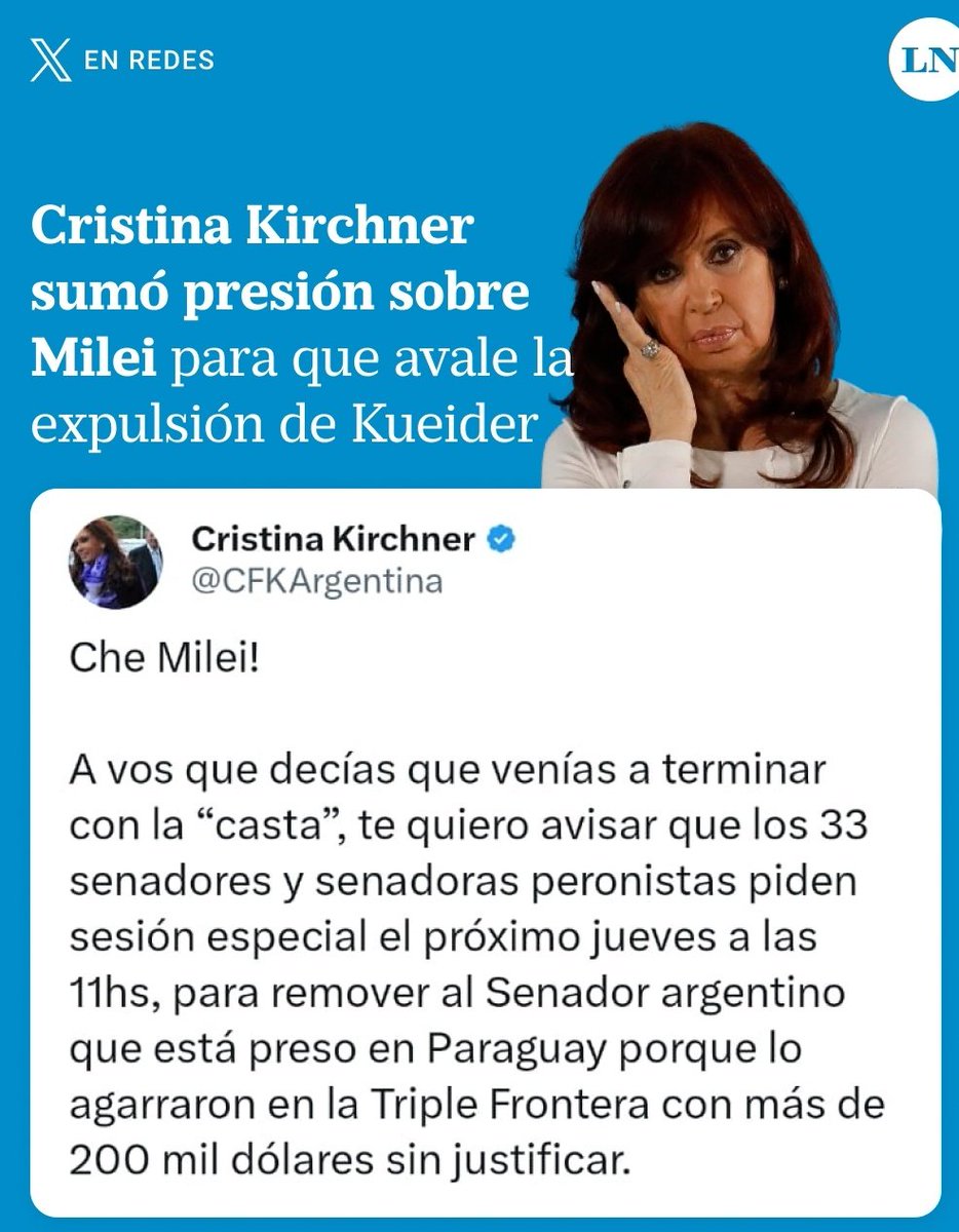 LOVECHIDIN's tweet photo. #Cristina se hizo la picantr y #Milei le retrucó:No solo vamos a expulsar a #Kuider, tambien lo vamos a hacer con #TolosaPaz, #Parrilli, #Maximo. Todos imputados por corrupción..
Hasta al fondo se la metio..
Hajajj https://t.co/eHLS9dtiE7