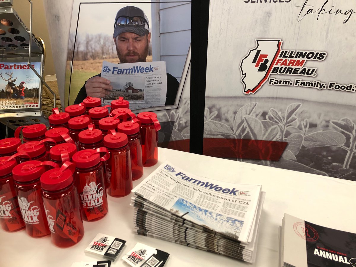 DGrant_FW's tweet photo. Working my 25th #IFBAM24 on 50th anniversary year of #FarmWeek. If you’re here stop by the booth, say hi and grab a copy of the paper (hot off the presses) and swag https://t.co/R4POP5KerX
