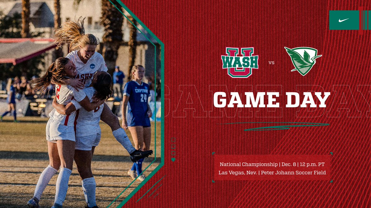 WashU Bears (@washubears) on Twitter photo NATIONAL CHAMPIONSHIP GAME DAY!
#1 <a href="/WASHUwSoccer/">WashU Women's Soccer</a> vs. #11 William Smith
πLas Vegas, Nev. | Peter Johann Memorial Field
π12 p.m. PT
πtinyurl.com/55zpk8j3
πΊtinyurl.com/55zpk8j3
#BattleOn NATIONAL CHAMPIONSHIP GAME DAY!
#1 <a href="/WASHUwSoccer/">WashU Women's Soccer</a> vs. #11 William Smith
πLas Vegas, Nev. | Peter Johann Memorial Field
π12 p.m. PT
πtinyurl.com/55zpk8j3
πΊtinyurl.com/55zpk8j3
#BattleOn
