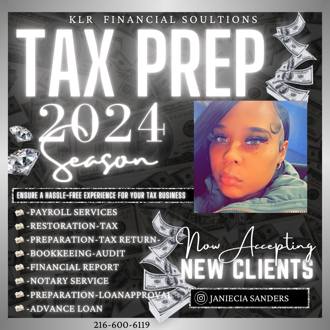 💰It’s Bag Season💰

Ready to file with us? The IRS will start accepting e-filed tax returns on January 2nd, 2025 so now is the perfect time to get organized
Join my VIP list
form.jotform.com/243355659579171