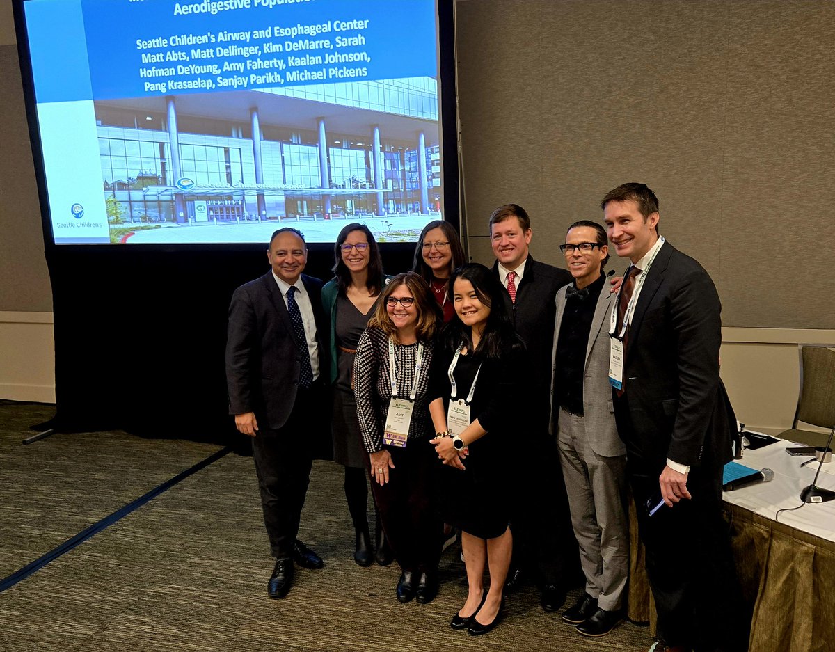 PangKrasaelapMD's tweet photo. The Airway and Esophageal Center team from @seattlechildren rocking the Masterclass at #ASHA24 highlighting the collaborative approach to pediatric dysphagia. What an honor to be part of this wonderful team! 👩‍⚕️👨‍⚕️ https://t.co/HXo4uLJBBb