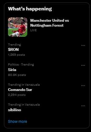 $RON trending now <a href="/Ronin_Network/">Ronin</a> @x