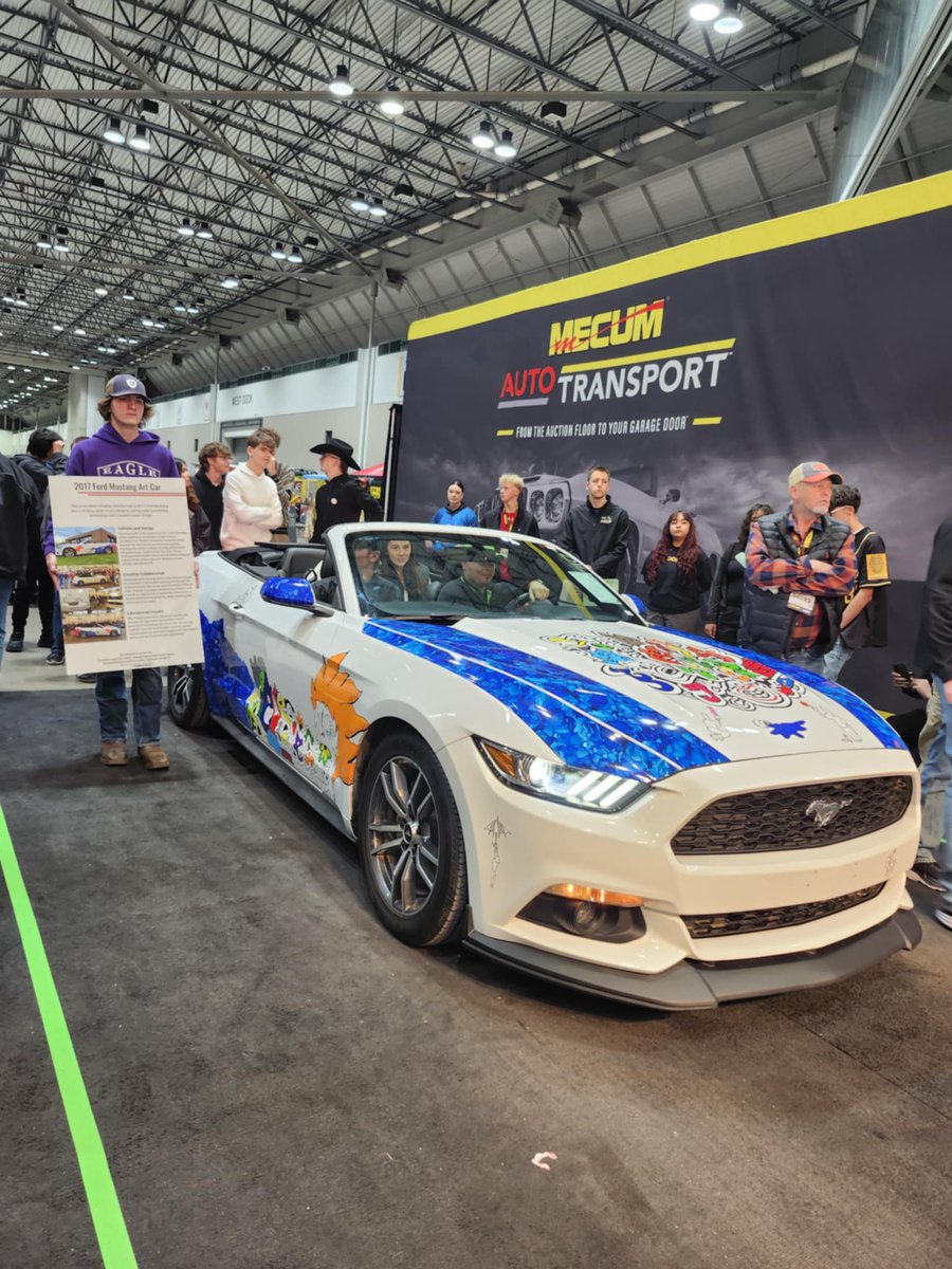 OATC Roadrunners collaborate with Olathe North and Lowrider Bike Club members to create a Ford Mustang as a fundraiser for the Kansas City Car Museum. 
<a href="/OlathePathways/">Olathe Career Pathways</a> 
<a href="/olatheschools/">Olathe Public Schools</a>