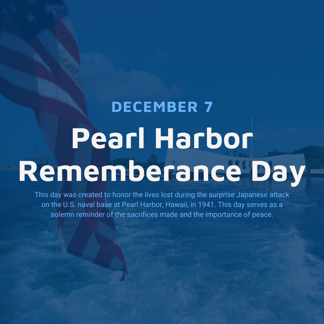 Today we pause to remember the heroes of Pearl Harbor. Their courage and sacrifice will never be forgotten.

#PearlHarbor #HonorAndRemember #ClearPathForVeterans