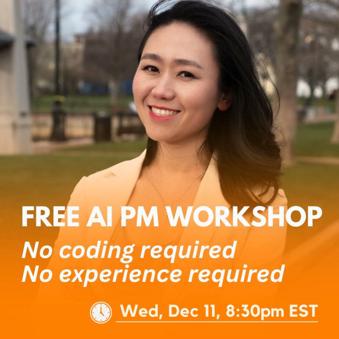 drnancyli's tweet image. 4/ Ready to take the first step?
🌟 Save your spot here: pmaccelerator.io/AIPM

Let’s end 2024 strong and fast-track your journey into AI Product Management! 🚀

#AIProductManagement #FutureOfWork #TechCareers