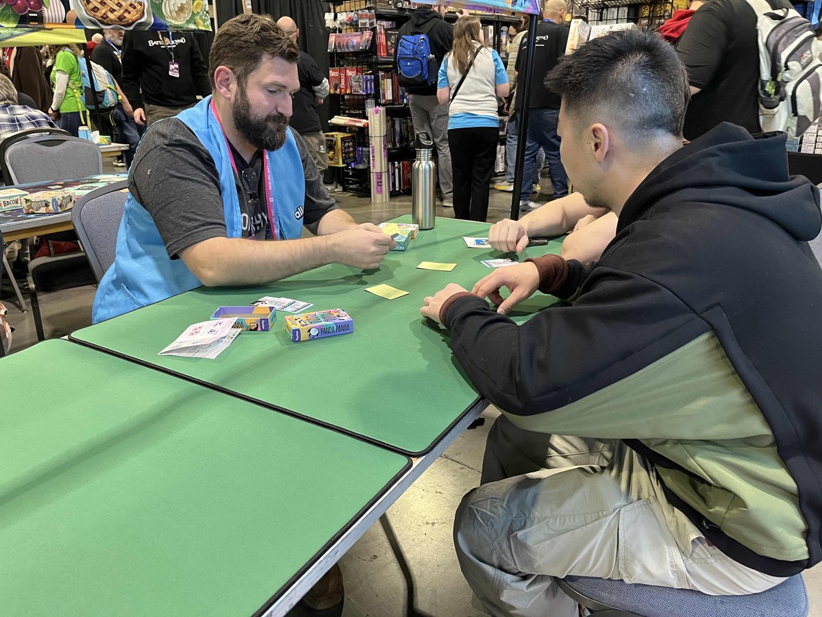lovethynerd's tweet photo. The @AllplayHQ Events Space at #PAXUnplugged2024 is where a lot of our LTN volunteers are calling home this weekend! https://t.co/DUAHOdNegF