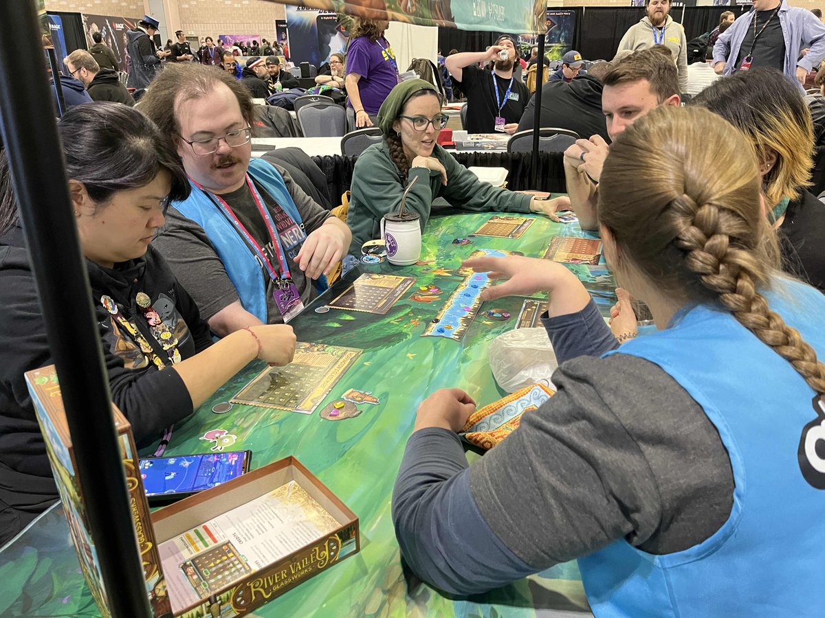 lovethynerd's tweet photo. The @AllplayHQ Events Space at #PAXUnplugged2024 is where a lot of our LTN volunteers are calling home this weekend! https://t.co/DUAHOdNegF