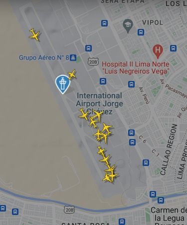 SuctaP's tweet photo. #Loultimo reporte de dron volando cerca a la trayectoria de despegue del Aeropuerto internacional #JorgeChavez de #Lima. ¿Qué acciones toman las autoridades del #MTC y #LAP  para prevenir un posible accidente no esperado? 02 aeronaves han brindado información sobre la delicada situación. 
Las aeronaves que esperaban para despegue de la pista 16 izquierda experimentan demoras y usaran la pista 34 derecha para el despegue, vuelos como Estelar,LPE2450 de Latam y otros reanudan operaciones de salida de la pista opuesta. Se generarán demoras a las aeronaves en llegada y salida por este evento ajeno al control de tránsito aéreo y a #CORPAC.
@NotiTransportes
@Agencia_Andina
@aviacionline
@IATA
@IFALPA

#safety
#dron 
#ciudadaeeopuerto