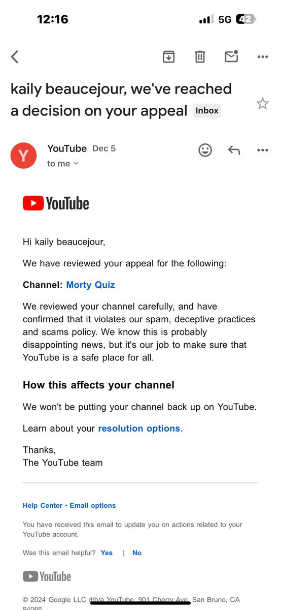 1Kdrew6440's tweet photo. @DiskaTexh I was being consistent for 2 months on my YouTube account until 
YouTube suspended my account no strike on none of my videos. I was about to hit 5k subscribers. My account doesn't violate YouTube policy. lancorzine can you help me find a YouTube flagger A https://t.co/BWcFvci9HI
