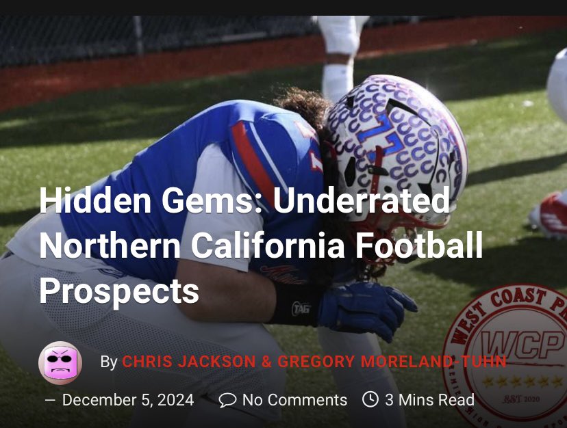 CadenEagleson's tweet photo. I appreciate the recognition and write up by @westcoastpreps_. I look forward to getting better for next season https://t.co/5kP8qja1p6