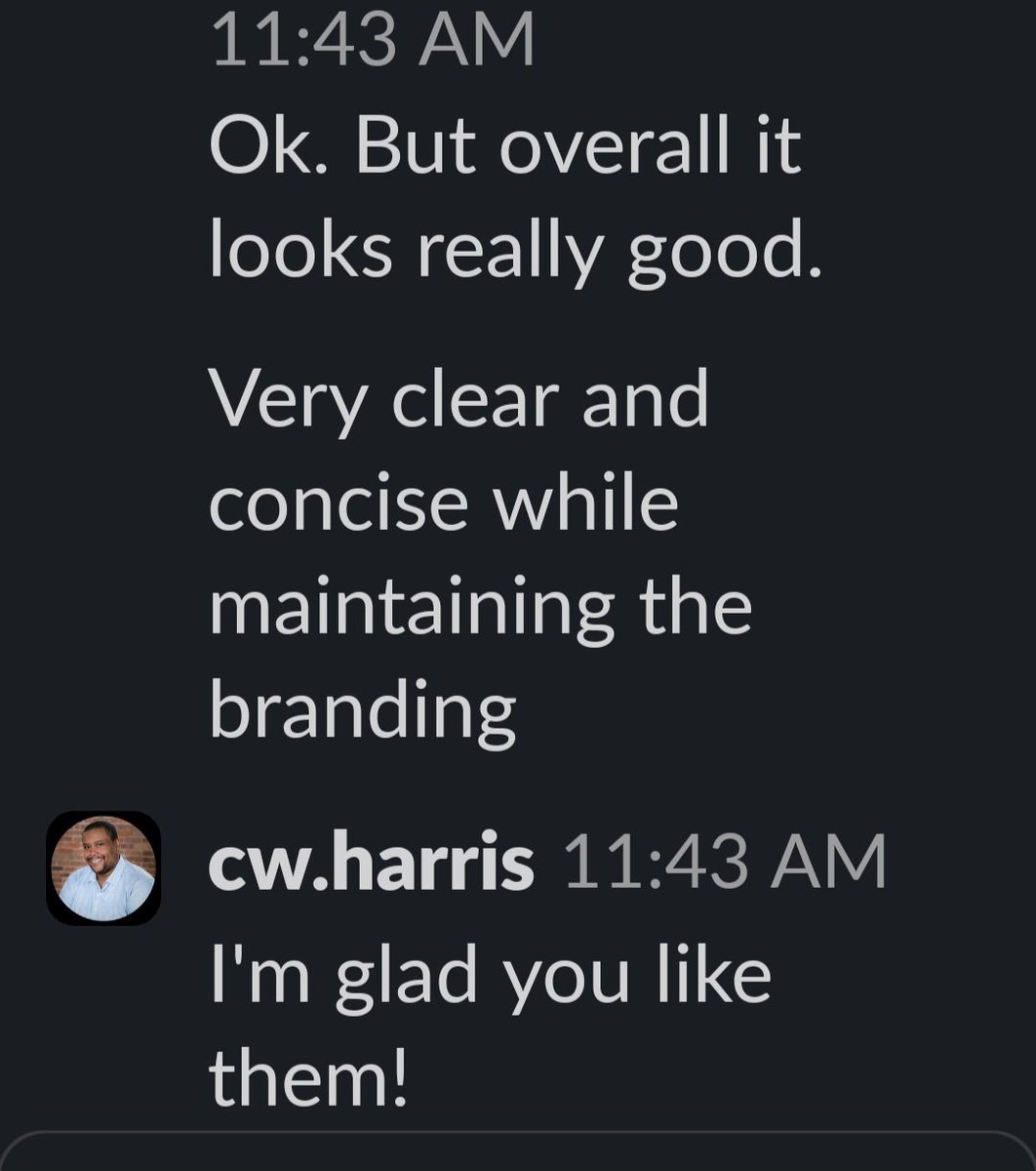 CWHarrisChicago's tweet photo. These are the kinds of responses we like from our clients. 
We put passion into our work.
#CWHarrisChicago
#Branding 
#Advertising 
#Marketing 
#WebsiteDesign 
#WebsiteDevelopment https://t.co/IcqXNcPCpY