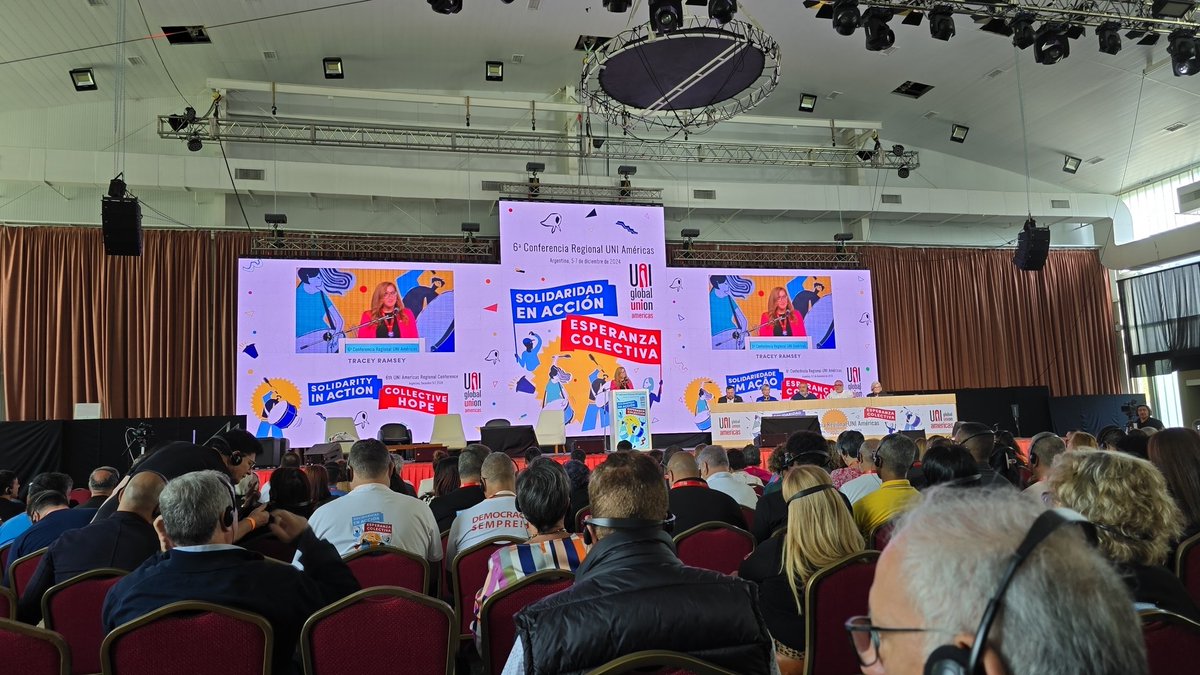 ricarhlopez's tweet photo. Participando del cierre del 6ª Conferencia Regional UNI Américas @uniamericas con el cro de la filial @sanidadChaco sec gral @adrianbellomi y con el sec gral de corrientes el cro. Guido Tello, integrantes del Consejo de @SanidadArg
#SolidaridadEnAccion #esperanzacolectiva https://t.co/lWy0tiiSXt