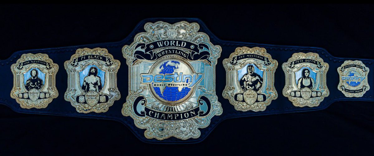 Hyperion Championship Belts (@hyperionbelts) on Twitter photo The new <a href="/DestinyWrestle/">Destiny Wrestling</a> world championship. Paying tribute to the history of the promotion with some of the most iconic champions <a href="/Walking_Weapon/">Josh Alexander</a> <a href="/reymysterio/">♛Rey Mysterio❔</a> <a href="/PeteDunneYxB/">‘The Bruiserweight’ Pete Dunne</a> and PJ Black
🧑🎨 <a href="/Hellfire_Design/">Hellfire_designs</a>
📸 <a href="/FOToyPhotos/">Figure’d Out!</a> The new <a href="/DestinyWrestle/">Destiny Wrestling</a> world championship. Paying tribute to the history of the promotion with some of the most iconic champions <a href="/Walking_Weapon/">Josh Alexander</a> <a href="/reymysterio/">♛Rey Mysterio❔</a> <a href="/PeteDunneYxB/">‘The Bruiserweight’ Pete Dunne</a> and PJ Black
🧑🎨 <a href="/Hellfire_Design/">Hellfire_designs</a>
📸 <a href="/FOToyPhotos/">Figure’d Out!</a>
