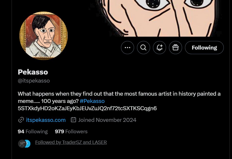 DrHan0826's tweet photo. 🤔🤫The game has begun Pekasso making its move. https://t.co/Z1pnVXTKhZ