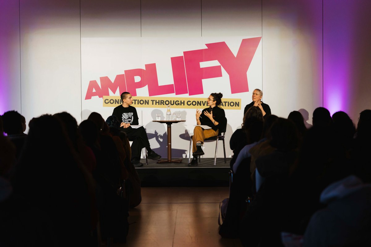 AmnestyUK's tweet photo. Today, hundreds of people have come together at #Amplify - Amnesty’s first-ever and sold-out human rights festival.

It's been a day of creativity, discussions and workshops to learn and be inspired by campaigners from across the country and around the world. https://t.co/3YbJky6HG0