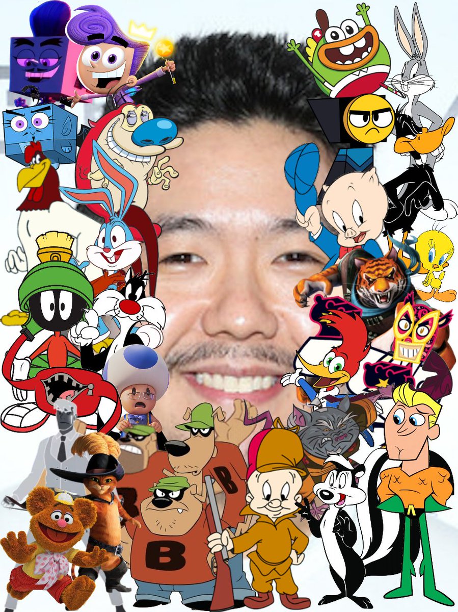 Camelo2017's tweet photo. Happy Birthday @bauzilla I made this image for you with all your well-known characters. God bless you.
#LooneyTunes #LosPadrinosMagicos #LosPadrinosMagicosUnNuevoDeseo #Breadwinners #Unikitty #RenYStimpySoloParaAdultos #TinyToonsLooniversidad #TioGrandpa #SuperMarioBrosLaPelicula https://t.co/4M59veWWf2