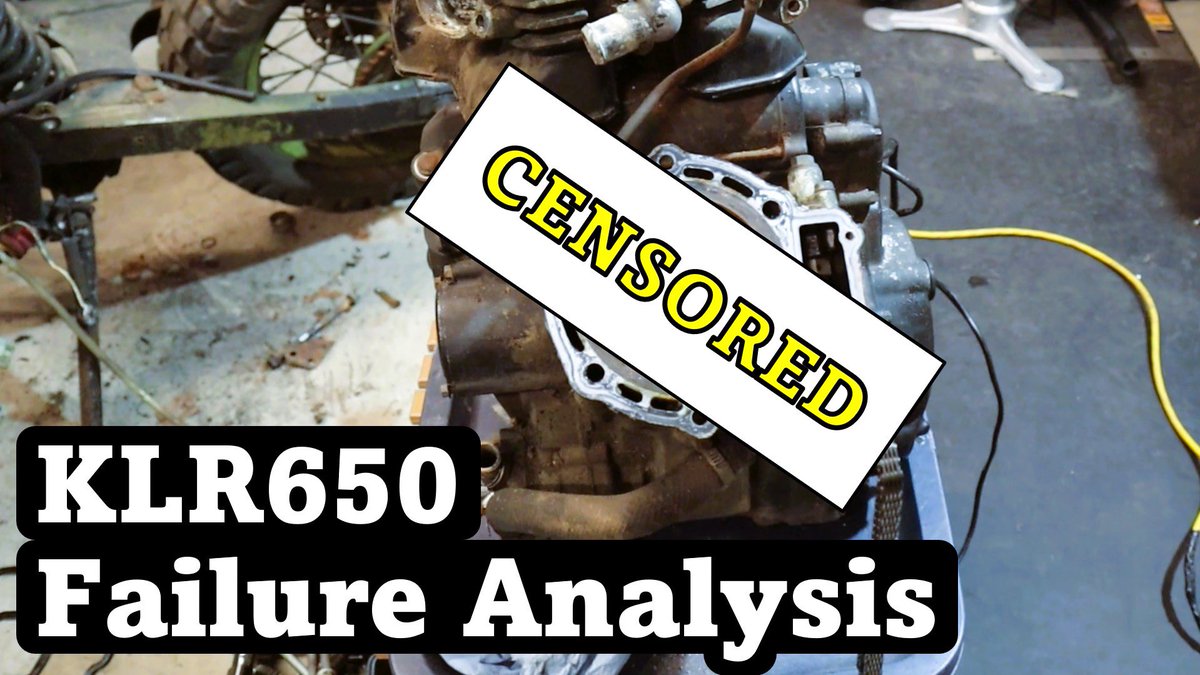 JamesPVoth's tweet photo. KLR650 Failure Analysis | What Killed the Abondoned Kill-L-R?
https://t.co/OwhgJW8Oyx

#motorcycle #kawasaki #kawasakiklr #klr650 #osoyoos #dualsport #dirtbike #seizedengine #seized #hooptie #hoohickey #klrdoohickey https://t.co/JpzoPOA0Gt