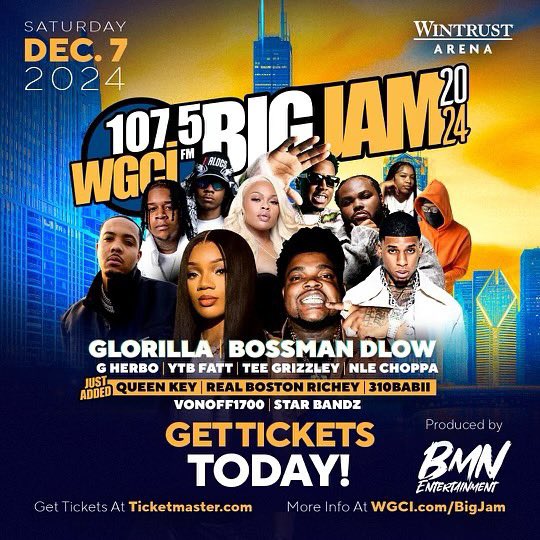 DjRoyal_NoBiten's tweet photo. Tonight! Catch me spinning the vibes for the Queen! @KeyisQueen at @WGCI
Big Jam‼️
S/O to all the artist on this showcase. Shit bout to get real LIT so get in while ya fit in! ZOOVIE TIME🔥🔥🔥
#wgcibigjam24
#chicago
#queenkey
#djroyal https://t.co/Sg6Yo08lZ0