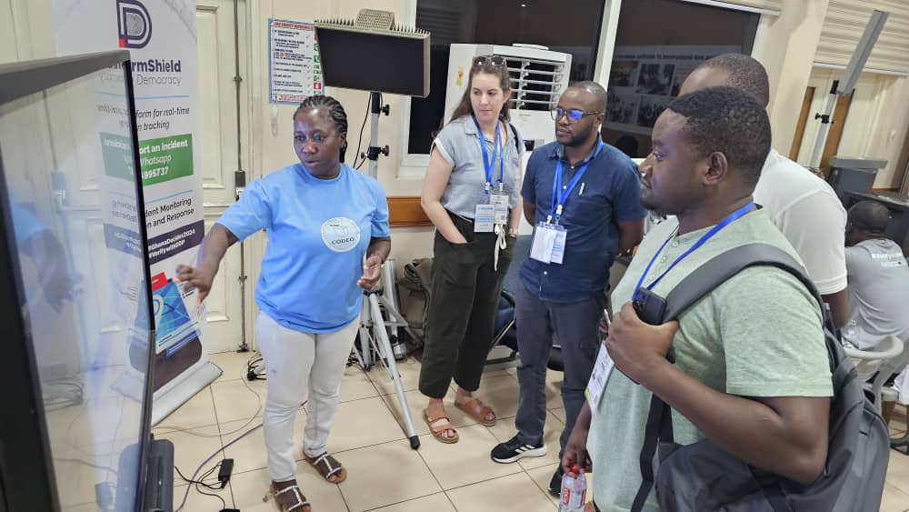 penplusbytes's tweet photo. We just received photos from the NDI Learning Mission as they continue to observe the election process. Their presence highlights the global commitment to ensuring free and fair elections in Ghana.

#DisinformShield
#VerifyWithDDP
#GhanaDecides2024
#CODEOGhana
#AHEADAfricaProject https://t.co/BQ0Pcju6hM