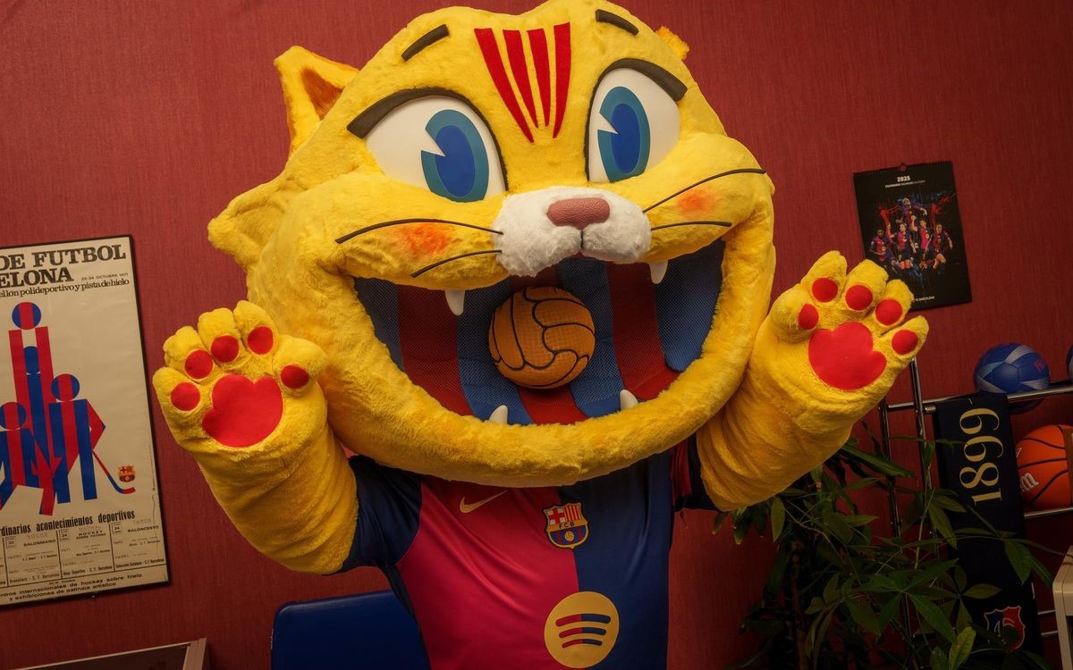 sants3radio's tweet photo. La nova mascota del Barça "Cat" és obra dels germans Grangel, del barri de la Bordeta.🐱🟦🟥
Jordi i Carles Grangel son dibuixants i escultors d'infinitat de personatges d'animació, que dissenyen al seu estudi de la rambla Badal.

📰Notícia📸👉https://t.co/LBx1ar0xVh https://t.co/kfFR58B2uw
