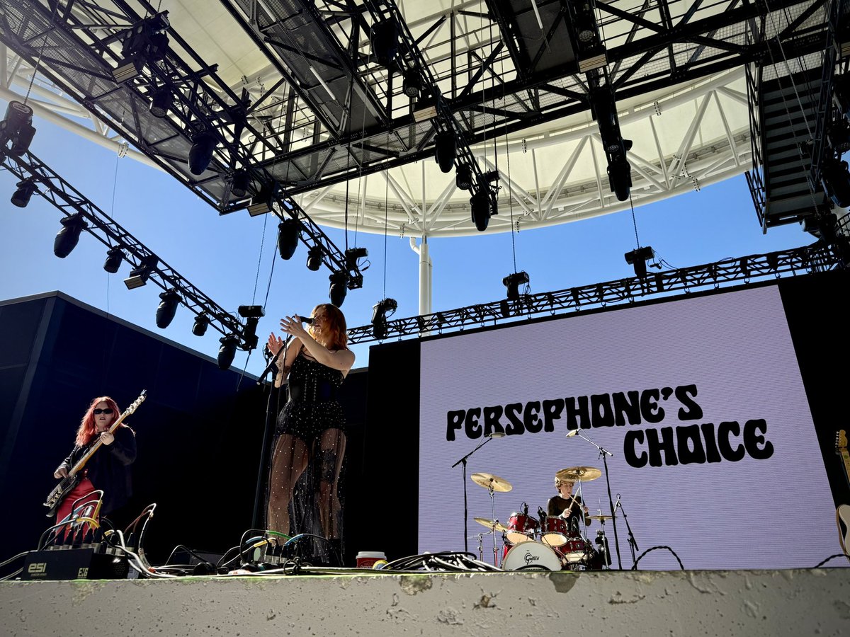 97xonair's tweet photo. #HardRockRising Battle of the Bands winner Persephoneβs Choice kicks off #97XNBT with a bang! π₯
#sponsored by @SHRTampa and #CleanEarthSystems π https://t.co/RXvGa86BNp