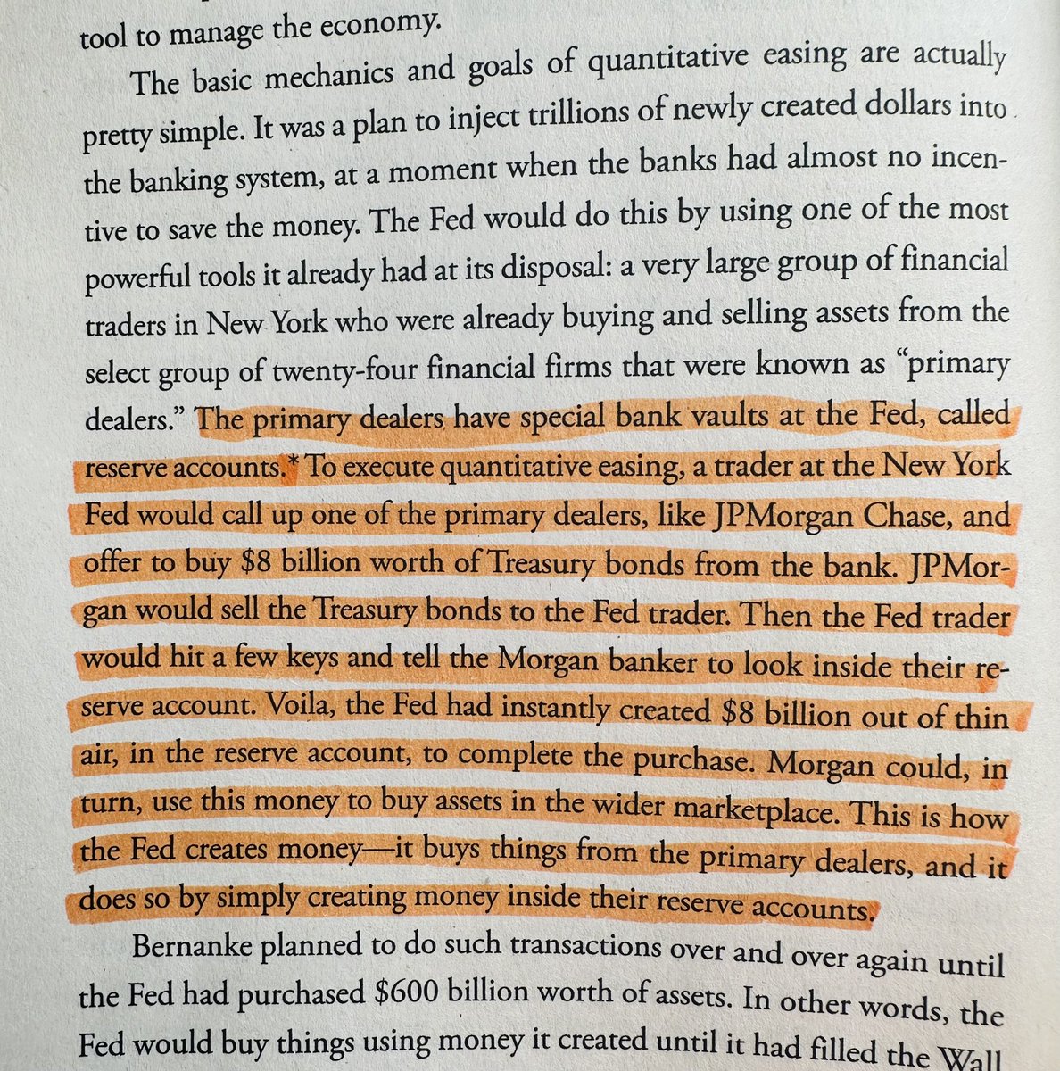 APompliano's tweet photo. You will never look at money the same once you realize you are working hard for fake numbers on a screen that were created out of thin air. https://t.co/ugcjRykdUx