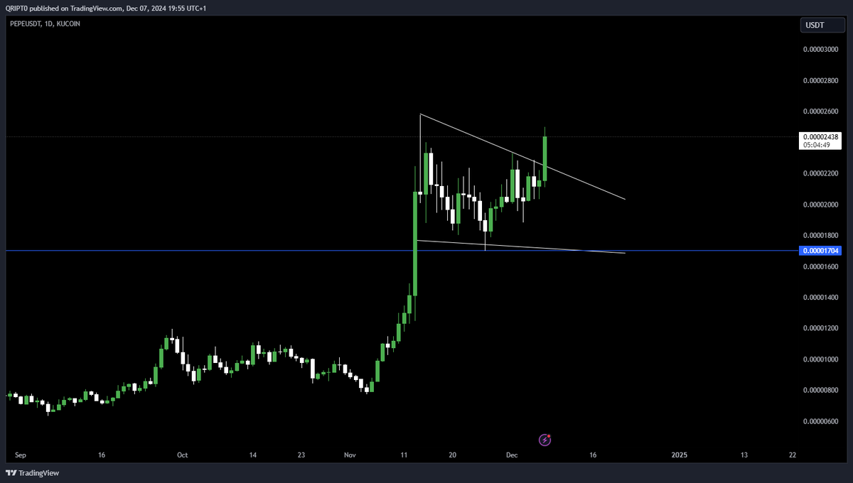 QRIPT0's tweet photo. $WIF - $PEPE - $BONK - $FLOKI
Coming back to this tweet now. all +15% https://t.co/lBL7UTBeSQ