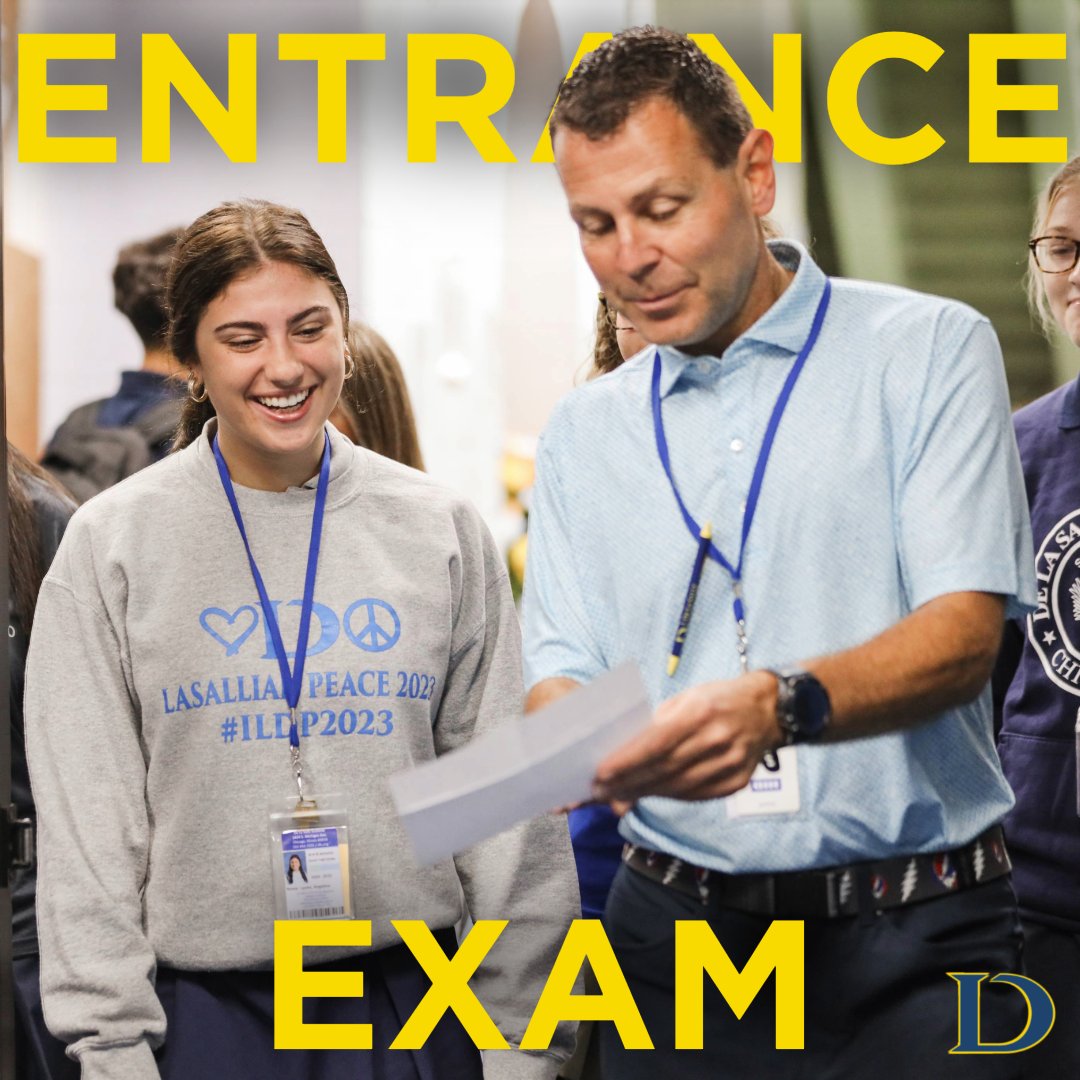 DLSMeteors's tweet photo. The Class of 2029 is beginning to take shape! Today, we welcomed 307 young men and women to the Institute to take the High School Entrance Exam. 🔵 🟡

#MeteorsUnited https://t.co/nGkBzkqzrA