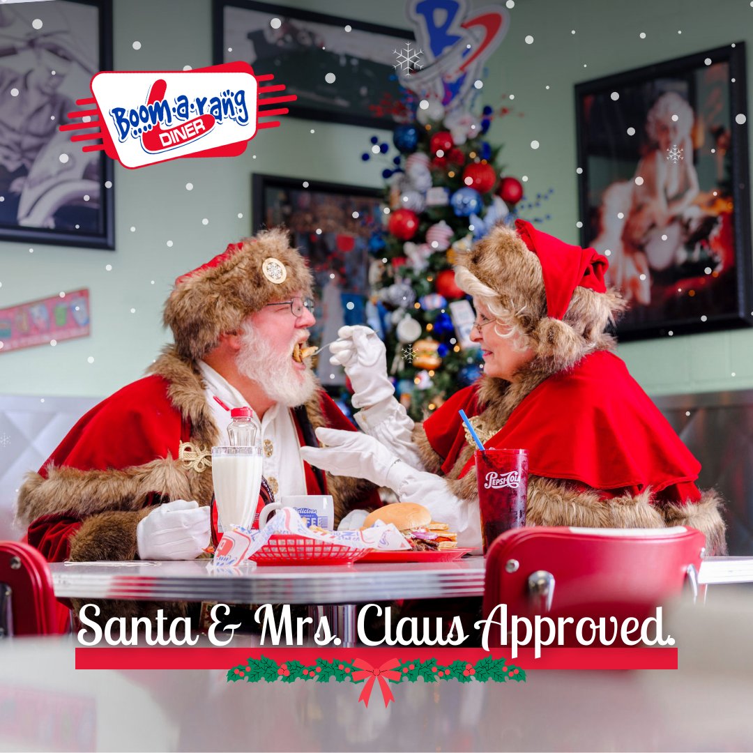 EatBoomarang's tweet photo. Boomarang Pancake Mix: Santa &amp; Mrs. Claus-approved.

Make your holiday season a little sweeter, and order yours today at https://t.co/k5igixW8wX.

#PancakeMix #BoomarangDiner #OklahomaDiner https://t.co/InEcMYeIbe
